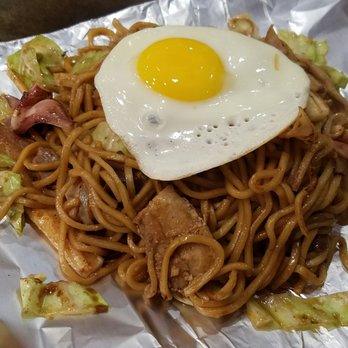 Fugetsu - Sunnyvale - Chanpon Yakisoba (Squid, prawn, prok, beef, cabbage, egg) - Japanese Near Me - Sunnyvale, California