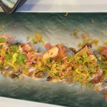 Choo Choo Train - Leonia roll, spicy, crunchy and craveable - Conveyor Belt Sushi Near Me - Leonia, New Jersey