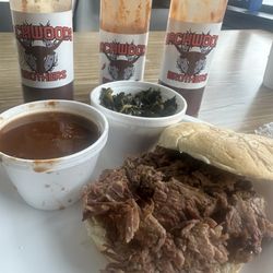 Backwood Brothers Authentic Texas Cuisine - Brisket sandwich