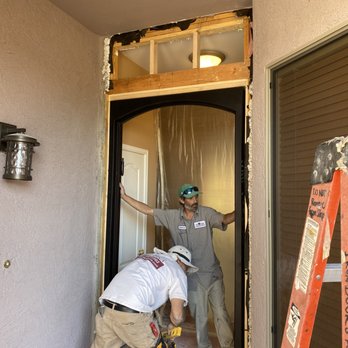 Iron Doors Arizona - The guys tearing out the old for the new - Door Sales/Installation Near Me - Phoenix, Arizona Iron Doors Arizona - The guys tearing out the old for the new - Door Sales/Installation Near Me - Phoenix, Arizona