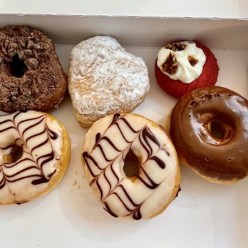 Sublime Doughnuts - White Fudge, Nutella, Red Velvet, Dulce De Leche, Strawberry Jelly - Donuts Near Me - Atlanta, Georgia