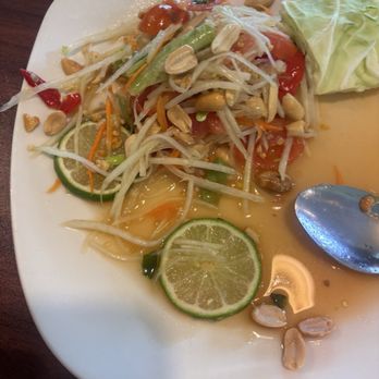 Little Thai Kitchen - Som Tum (Papaya Salad) - Thai Near Me - Spring Valley, California