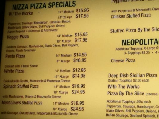 Menu photo 8 Hysen's Nizza Pizza Fort Worth, TX Menu photo 8 Hysen's Nizza Pizza Fort Worth, TX