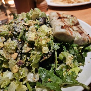 Caroline - Green goddess salad. 11 dollar piece of Mahi could have done without. Go for the steak instead. - Bakeries Near Me - Austin, Texas Caroline - Green goddess salad. 11 dollar piece of Mahi could have done without. Go for the steak instead. - Bakeries Near Me - Austin, Texas