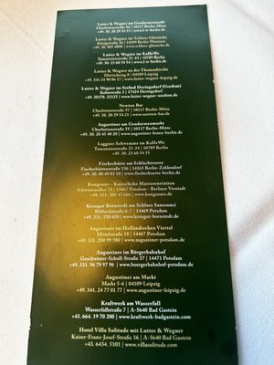 Menu photo 2 Kongsnæs Potsdam, BB