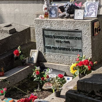 Cimetière du Père Lachaise - March 20th 2022 visit to pay our respects to the great Jim Morrison. - Funeral Services & Cemeteries Near Me - Paris, 75