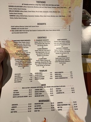 Menu photo 1 Casa de Fuego Coarsegold, CA