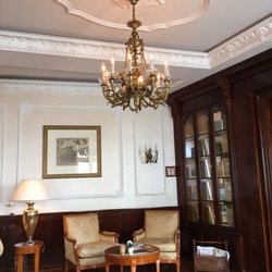 SEETELHOTEL Ahlbecker Hof - Das Kaminzimmer. Sehr gediegen.