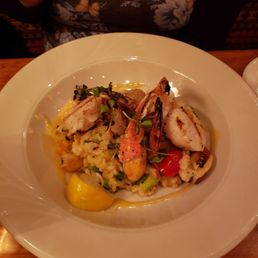 Seafood Risotto...my friend loved this dish as well. She said it had good flavor. Seafood Risotto...my friend loved this dish as well. She said it had good flavor.