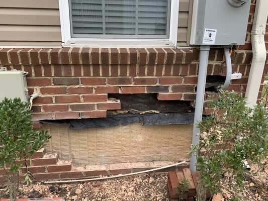 BRICK WALL REPAIR PROJECT - Our client hired us to repair a brick wall. Feel free to browse through our project!