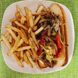 37 West Restaurant - Duck cheesesteak!