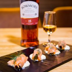 Monte Alto Eatery & Bar - Experience something different with Monte Alto's signature sea grapes seaweed rolled in Double smoked Atlantic Salmon and House Dill mayo