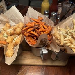 The Combo (Truffle Tots, Sweet Potato Fries, Truffle Fries)