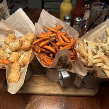 Brgr Kitchen Plus Bar - The Combo (Truffle Tots, Sweet Potato Fries, Truffle Fries) - Burgers Near Me - Kansas City, Missouri