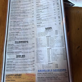John Cutter - Menu - New American Near Me - Las Vegas, Nevada