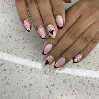 Excellent Nail Spa - Valentine's Day nails - Nail Salons Near Me - Monrovia, California