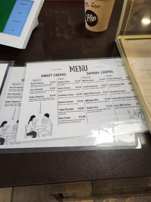 Menu photo 2 Flips Coffee & Crepes Granby, CT