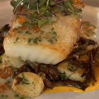 Lovina - Seared Wild Halibut - New American Near Me - Calistoga, California
