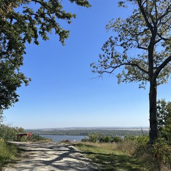 Aerie's Resort - View on the way back from the "lookout." - Wineries Near Me - Grafton, Illinois