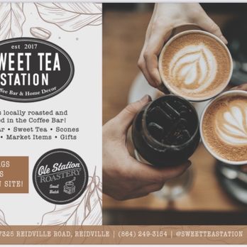 Sweet Tea Station - Coffee bar, Roastery and shopping under one roof! - Coffee Roasteries Near Me - Woodruff, South Carolina Sweet Tea Station - Coffee bar, Roastery and shopping under one roof! - Coffee Roasteries Near Me - Woodruff, South Carolina