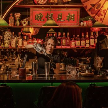 Paper Fan Cocktail Bar