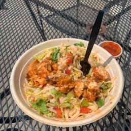 Spicy Thai Chicken & Rice Noodles