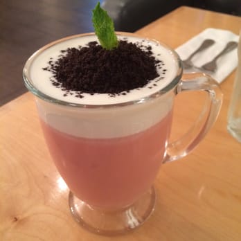 Prince Tea House - Potted-milk foam rose black milk tea - Desserts Near Me - Brooklyn, New York Prince Tea House - Potted-milk foam rose black milk tea - Desserts Near Me - Brooklyn, New York