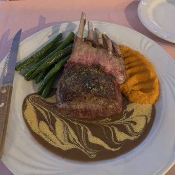 La Vie - Roast Rack of Lamb topped with Crust Garlic - French Near Me - Rosemead, California La Vie - Roast Rack of Lamb topped with Crust Garlic - French Near Me - Rosemead, California