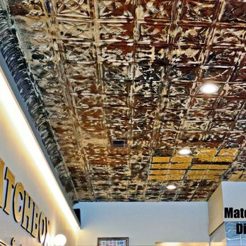 Matchbox Diner & Drinks - Tin ceiling - New American Near Me - Grand Rapids, Michigan