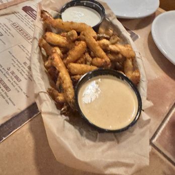 Tortilla Flat Superstition Saloon - Fried pickles with spicy and normal ranch - American Near Me - Tortilla Flat, Arizona Tortilla Flat Superstition Saloon - Fried pickles with spicy and normal ranch - American Near Me - Tortilla Flat, Arizona