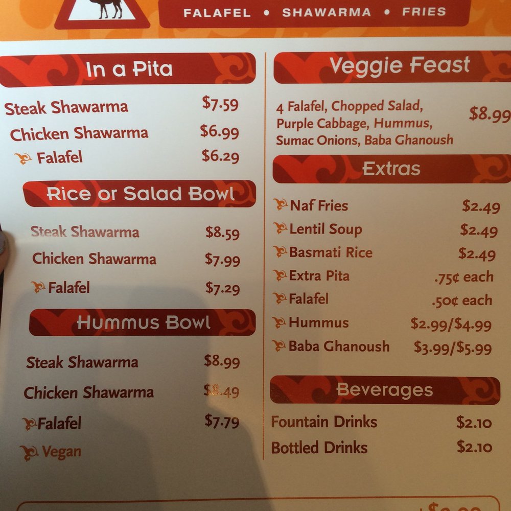 Naf Naf Grill - Menu - Middle Eastern Near Me - Eden Prairie, Minnesota Naf Naf Grill - Menu - Middle Eastern Near Me - Eden Prairie, Minnesota