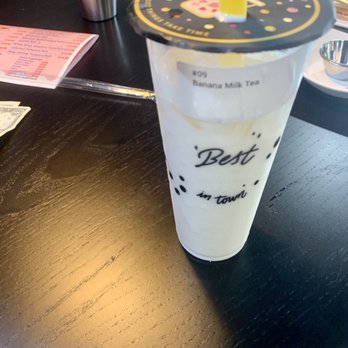 Cafe Brown - Banana milk tea - Bubble Tea Near Me - Lakewood, Washington
