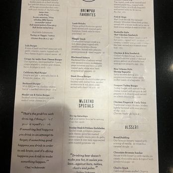 Mad Duck Haus - This is the menu part of it. There is a front and back to it. Plus they have a liquor menu. - Food Trucks Near Me - Clovis, California