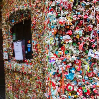 The Gum Wall - Local Flavor Near Me - Seattle, Washington The Gum Wall - Local Flavor Near Me - Seattle, Washington