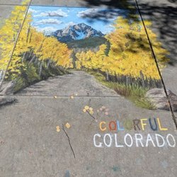 Southglenn Mall - Chalk art festival