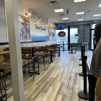 Jersey Mike's Subs - Inside restaurant with lots of seating - Fast Food Near Me - Greenwood, Indiana Jersey Mike's Subs - Inside restaurant with lots of seating - Fast Food Near Me - Greenwood, Indiana