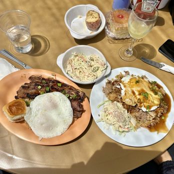 Shaka Shack - Tutu's MAC Salad, PK's Steak (Kalbi) with Over Easy Eggs & Fried Rice and Squirt's Kalua Pork with Over Easy Eggs, Fried Rice & Gravy - Hawaiian Near Me - Alameda, California Shaka Shack - Tutu's MAC Salad, PK's Steak (Kalbi) with Over Easy Eggs & Fried Rice and Squirt's Kalua Pork with Over Easy Eggs, Fried Rice & Gravy - Hawaiian Near Me - Alameda, California