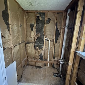 Beaver Dam Water Restoration - Shower Demolition complete - Damage Restoration Near Me - Hutto, Texas Beaver Dam Water Restoration - Shower Demolition complete - Damage Restoration Near Me - Hutto, Texas