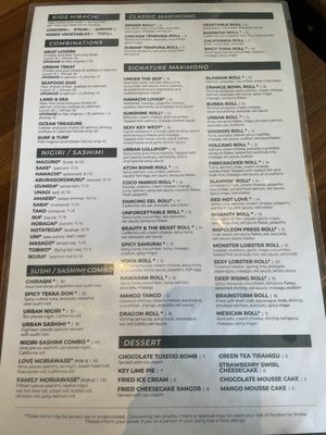 Menu photo 4 Maki Hibachi Orlando, FL