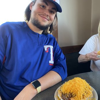 Skyline Chili - a man and a woman sitting at a table - Hot Dogs Near Me - Union, Kentucky Skyline Chili - a man and a woman sitting at a table - Hot Dogs Near Me - Union, Kentucky