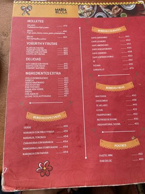 Menu photo 2 Maria Lola Guadalajara, JAL