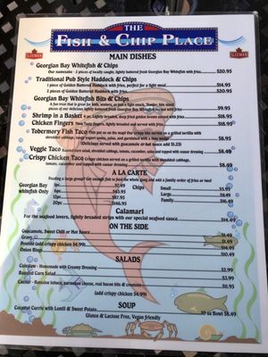 Menu photo 5 The Fish and Chip Place Tobermory, ON Menu photo 5 The Fish and Chip Place Tobermory, ON