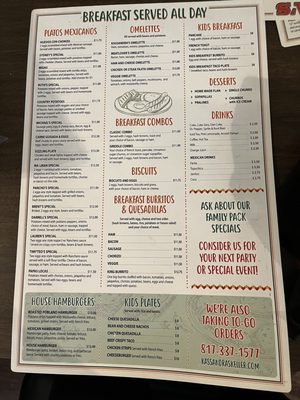 Menu photo 7 Kassandra's Keller, TX