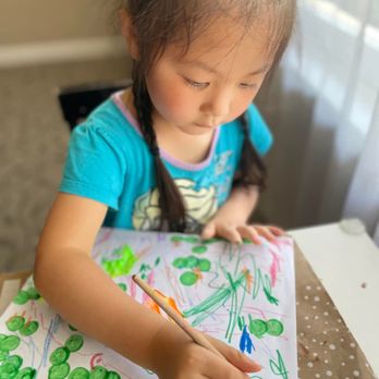 Children's Cottage - Fun with painting - Child Care & Day Care Near Me - Cupertino, California Children's Cottage - Fun with painting - Child Care & Day Care Near Me - Cupertino, California
