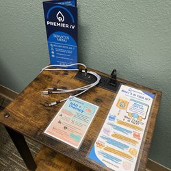 Premier IV & Wellness - Weatherford - Charge your phone, tablet or laptop while you receive your iV