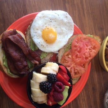 Eight AM - Avocado toast three ways! YUM. - New American Near Me - San Francisco, California Eight AM - Avocado toast three ways! YUM. - New American Near Me - San Francisco, California