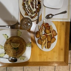 Curry & Kabob - Samosa Chat Lamb Biryani Kid's 10 Pieces Chicken Nuggets w/Fries