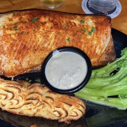 Whitefish , whipped potatoes