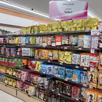 Daiso - a variety of snacks in a store - Department Stores Near Me - Carrollton, Texas