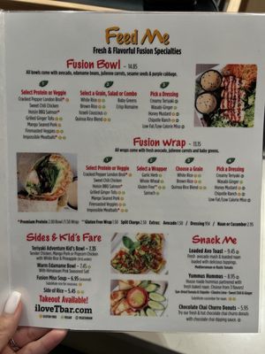 Menu photo 2 Tea Bar & Fusion Kitchen Rocklin, CA Menu photo 2 Tea Bar & Fusion Kitchen Rocklin, CA